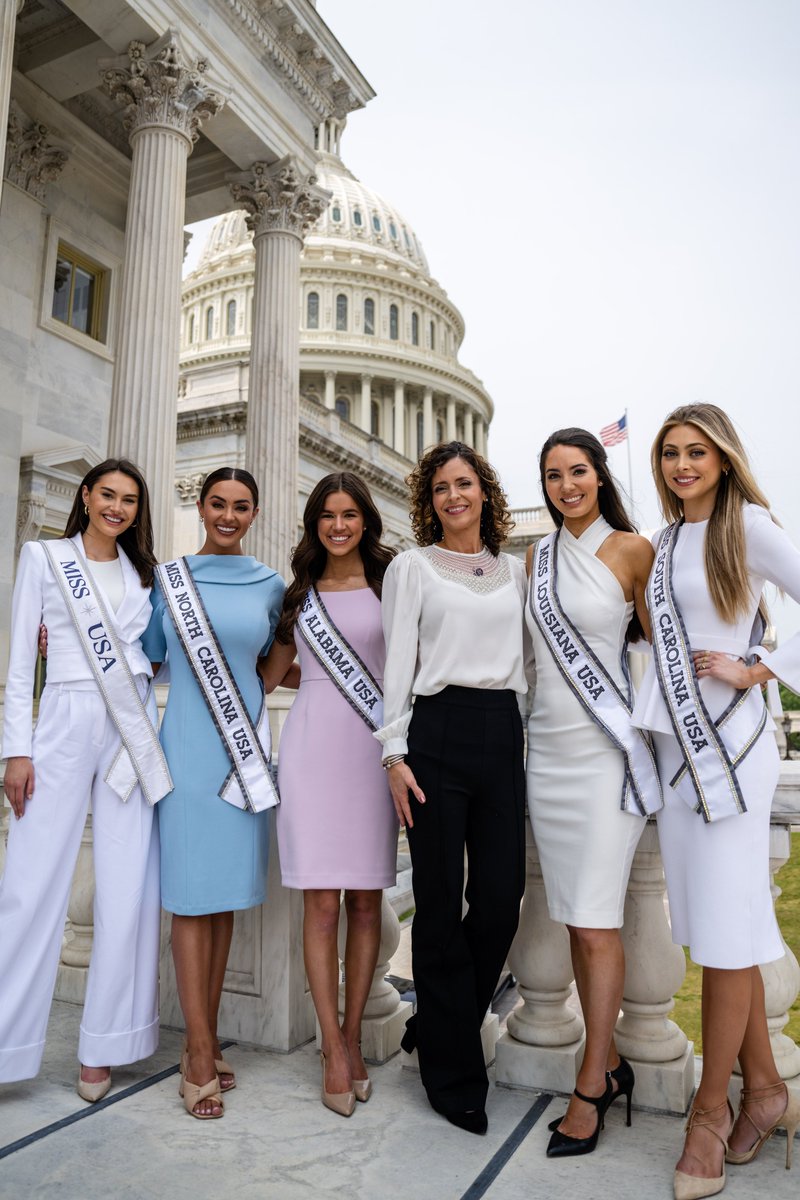 RepJuliaLetlow's tweet photo. Enjoyed spending the afternoon with a few incredible women of @MissUSA on Capitol Hill. Their charitable impacts, intelligence, and leadership skills are inspiring for women all across our country! https://t.co/nFpQdd4LWr