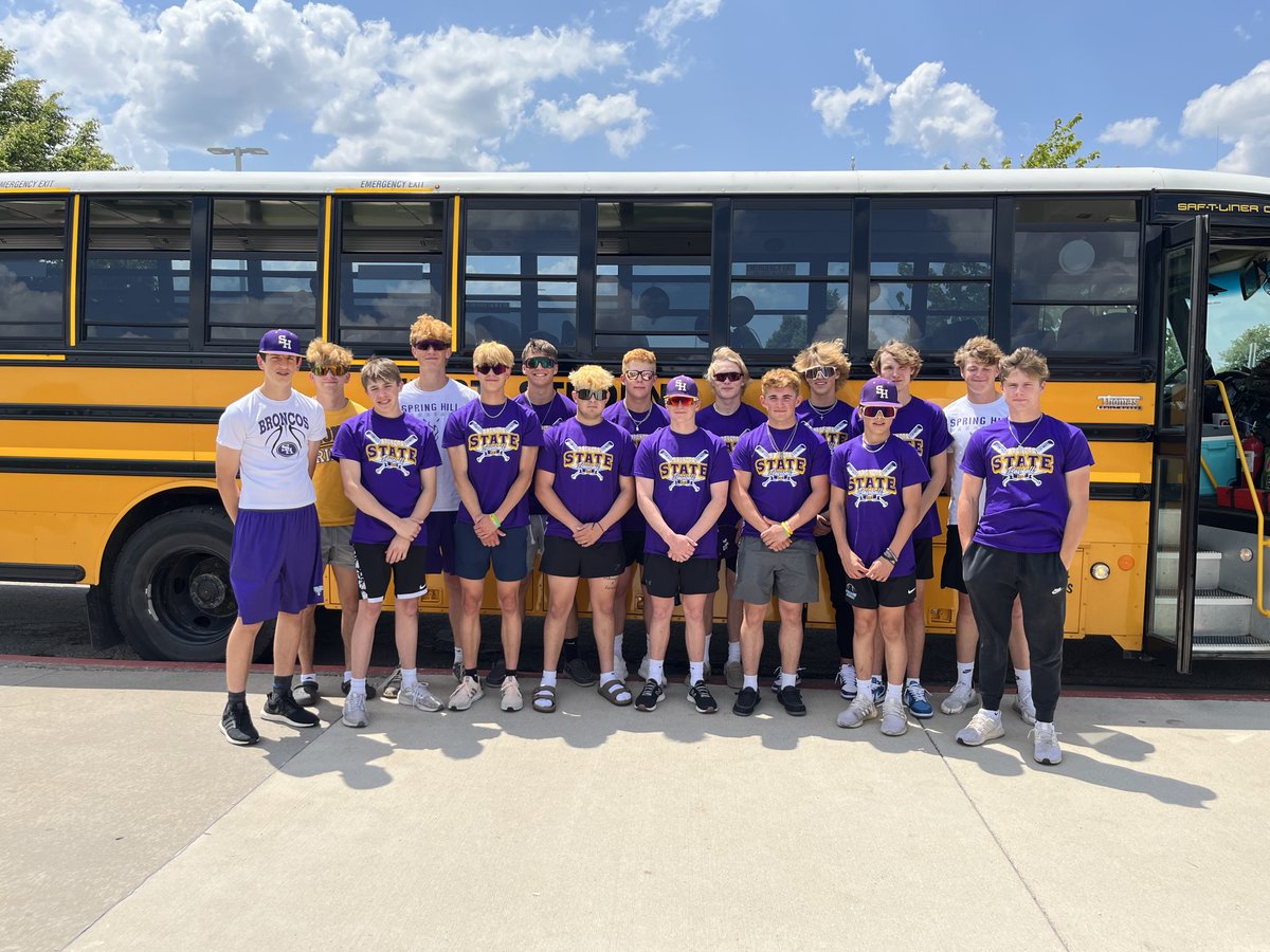 Baseball is headed state!  They will play tomorrow morning at 11 AM vs De Soto in Wichita.  #StateBound