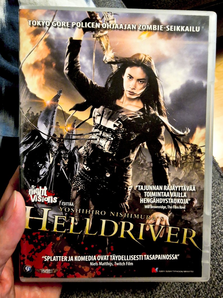 Movie night! Some of that weird new wave splatter stuff from Japan. Love this movie in all of it's weirdness.

#Helldriver
#Japanesemovies
#splattermovie