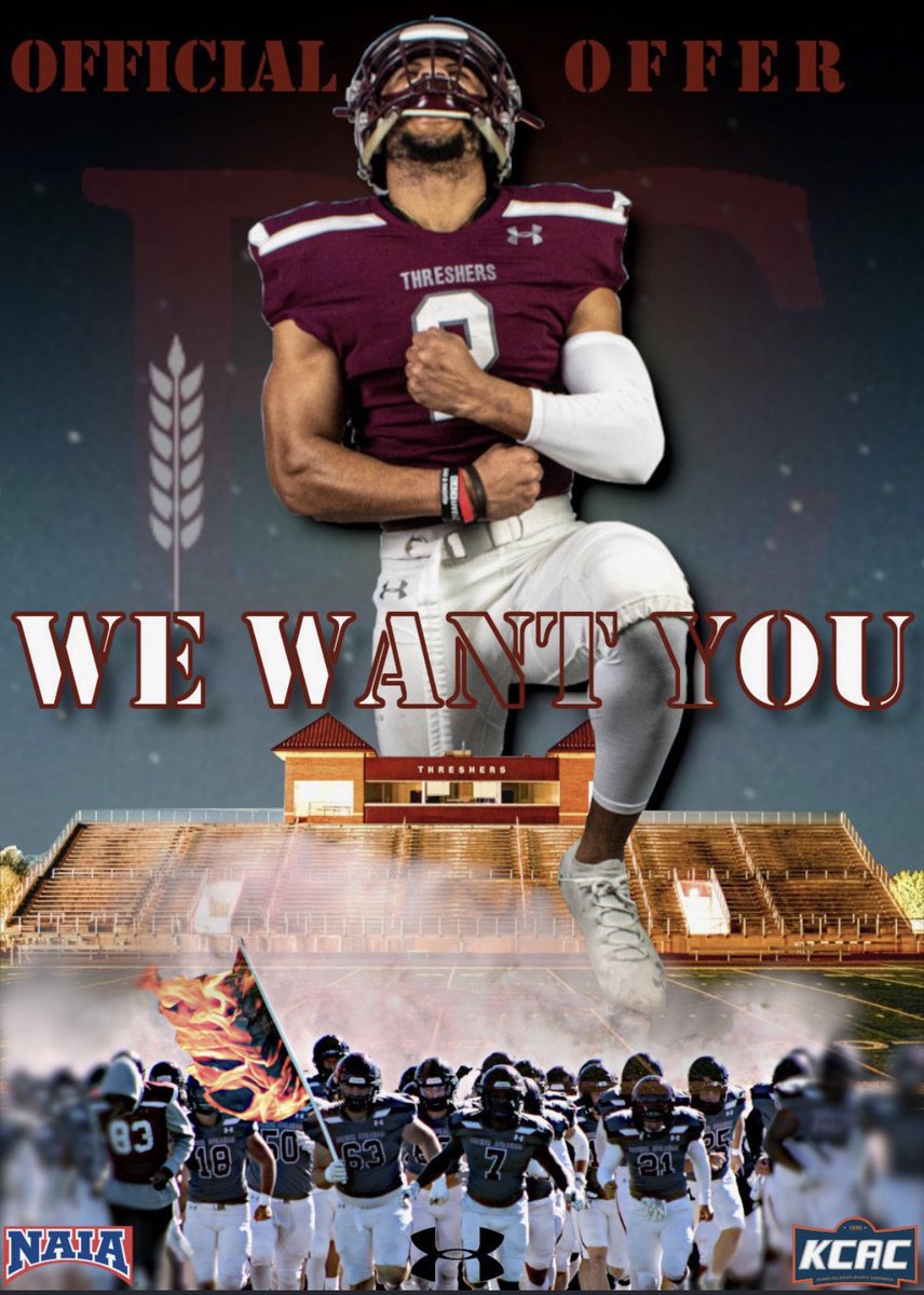 Excited to receive an offer to play football at Bethel College!! Thank you @CoachGrider_BC <a href="/CoachStokesBC/">AB Stokes</a> <a href="/Threshers_FB/">Bethel College FB</a>
