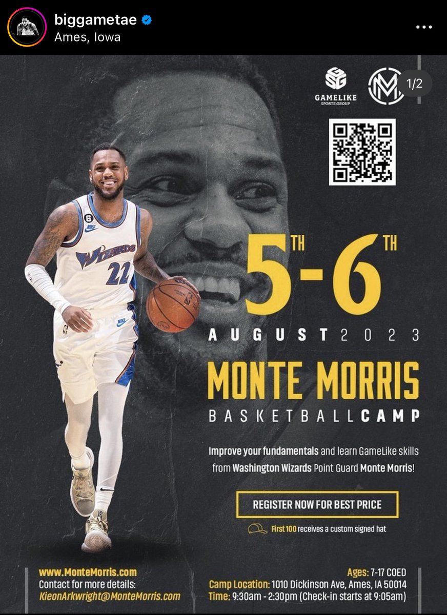 waynec0le's tweet photo. 🚨 I’ll be at @BigGameTae CAMP!!!! Thankful, grateful and humbled for the honor! 
-
The Youth are our future! 🫡 #CheckRock https://t.co/NkELAVDJCx