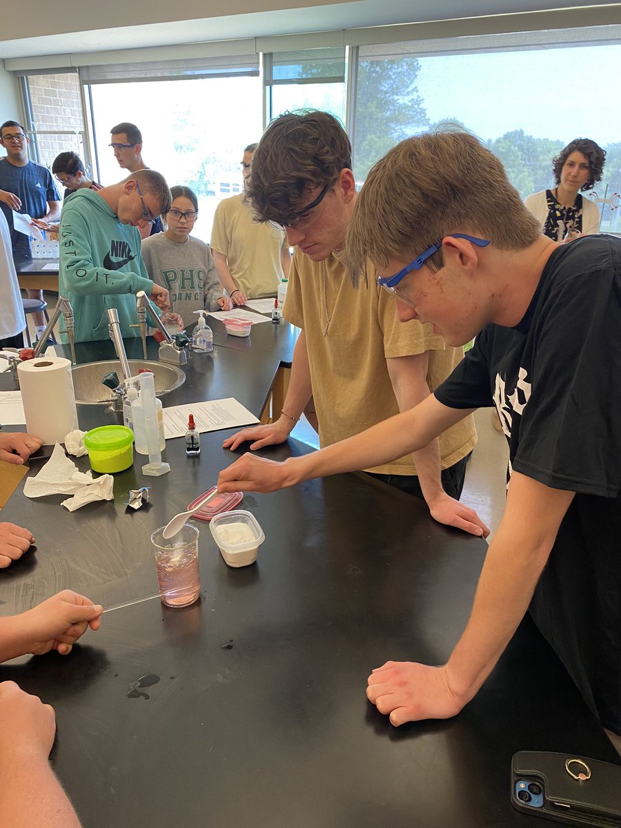 phslss's tweet image. Last science lab of the year!