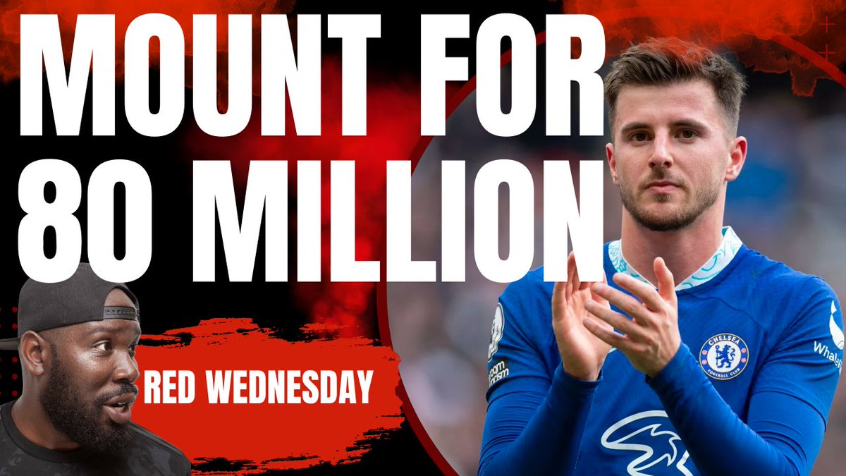 Mason Mount for 80 Million - Man Utd Serious About Kane - Red Wednesday youtube.com/live/Kp1J-p9Oy… via @YouTube