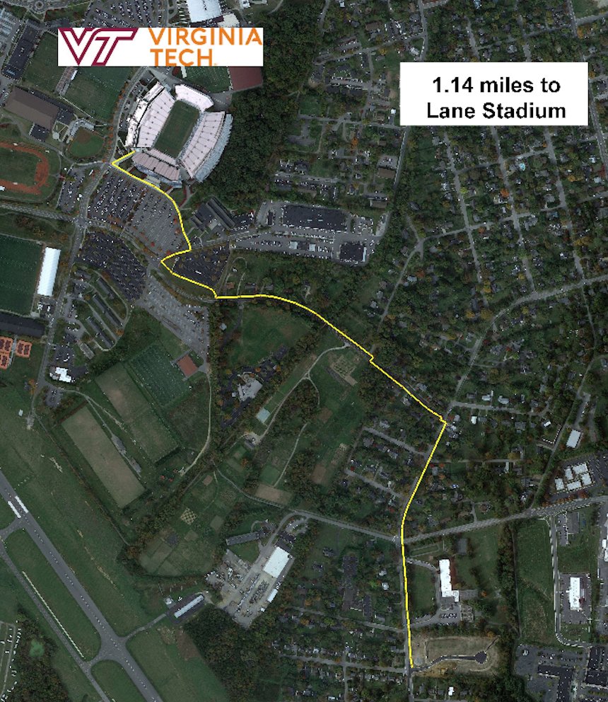 berryridgeva's tweet photo. Not a bad walk on gamedays!

#lanestadium #virginiatech #blacksburg #blacksburgva https://t.co/jRRa1izOuh