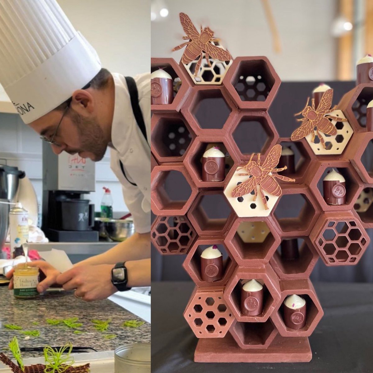 Cashel Palace Hotel (@cashelpalace) on Twitter photo 🎉 Congrats to Pastry Chef Alicia Travier on winning the 2023 <a href="/valrhonauk/">Valrhona UK</a> Pátisserie Championship by impressing judges with her chocolate work. We proudly had two talented chefs in the competition, including Alessandro and his incredible chocolate beehive! 🍫🐝#PalacePeople 🎉 Congrats to Pastry Chef Alicia Travier on winning the 2023 <a href="/valrhonauk/">Valrhona UK</a> Pátisserie Championship by impressing judges with her chocolate work. We proudly had two talented chefs in the competition, including Alessandro and his incredible chocolate beehive! 🍫🐝#PalacePeople
