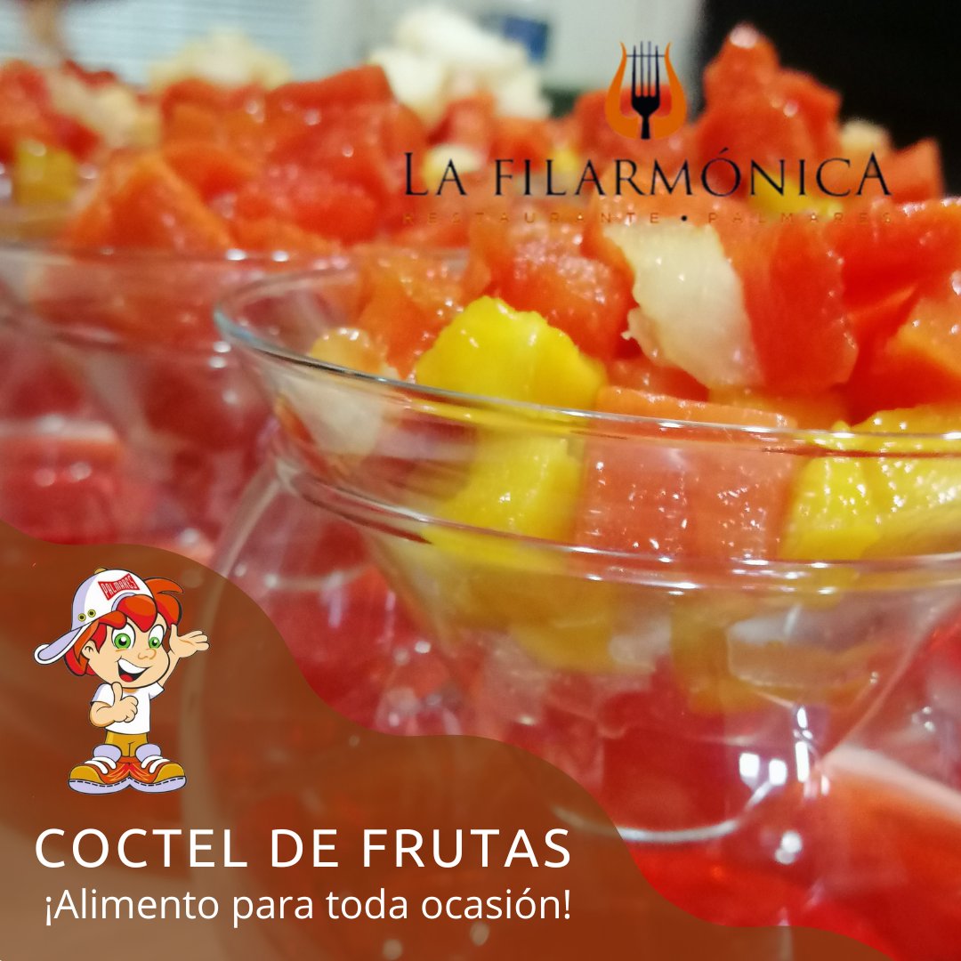 PalmaresGranma's tweet image. Un buen cóctel de frutas aporta fibra, facilita la digestión y en sentido general, sirve para mantener fuertes las defensas del organismo.
#CulturaAlimentaria
#cocteldefrutas
#palmaresgranma
#PalmaresCuba
#CubaUnica