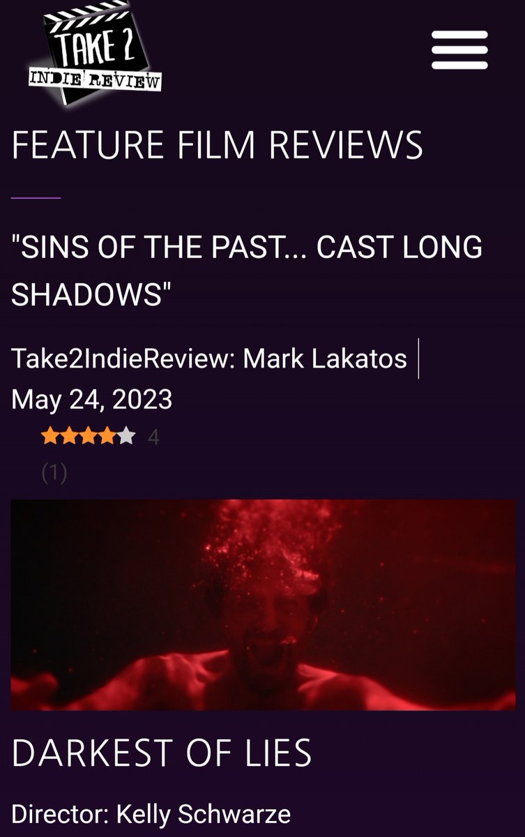 CHECK OUT OUR LATEST REVIEW! 🎬

take2indiereview.net/2023/05/darkes…

@ take2indiereview.net 

#take2indiereview #SupportIndieFilm #indiefilm #review #IndieFilmReview #moviereview #filmreview #featurefilm #actor #drama