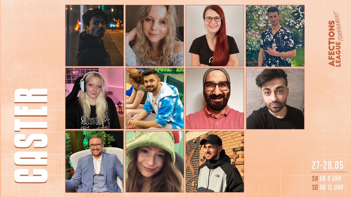 Liebe Freunde, 
Unser lang ersehntes Charity Streamer Turnier steht vor der Tür!
Wir setzen uns für die #Gleichberechtigung in der #Esports Szene ein und sammeln Spenden für die Deutsche Depressionshilfe <a href="/depr_hilfe/">Stiftung Deutsche Depressionshilfe</a>.

🗓️ Datum: 27. &amp; 28. Mai 
⌚ Uhrzeit: Samstag 09:00 - 14:00