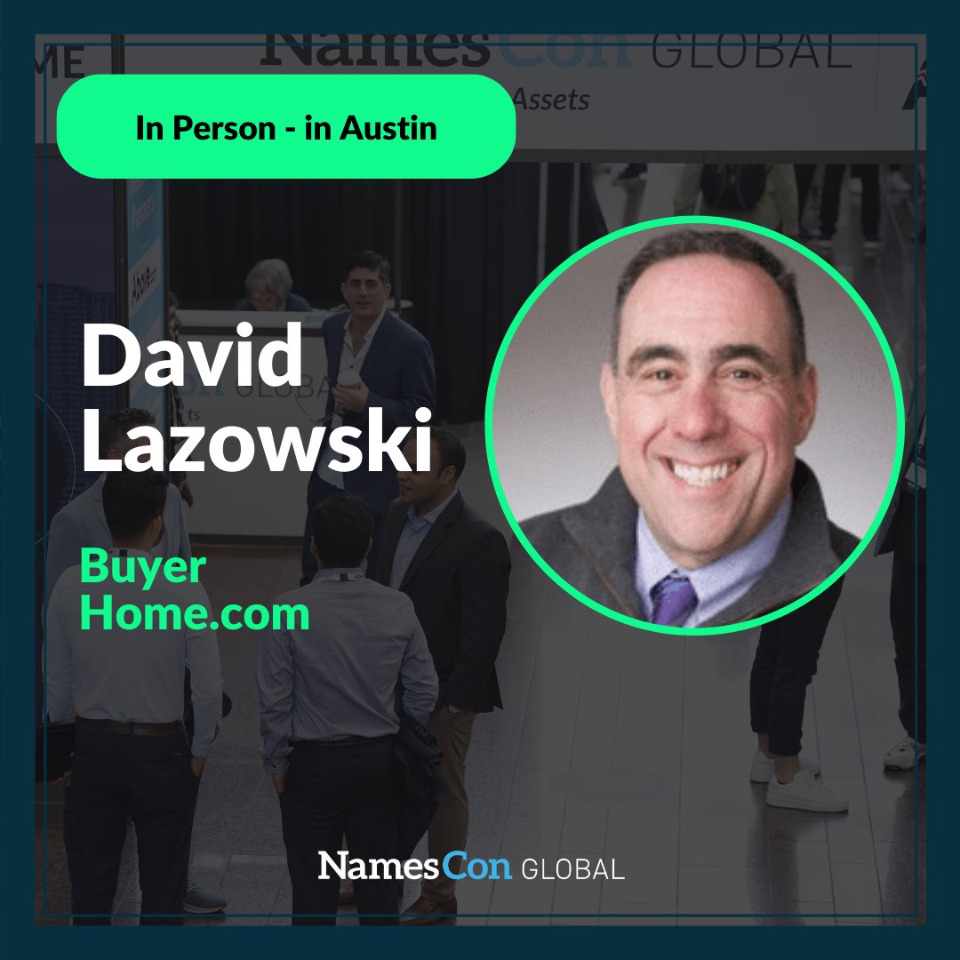 David Lazowski, from the buying team of Home.com, takes behind the scenes of a mega-deal at #NamesCon Global 2023! If you want to know how major deals go down, don’t miss this. Register and join other domaining professionals May 31-June 3. 👉…