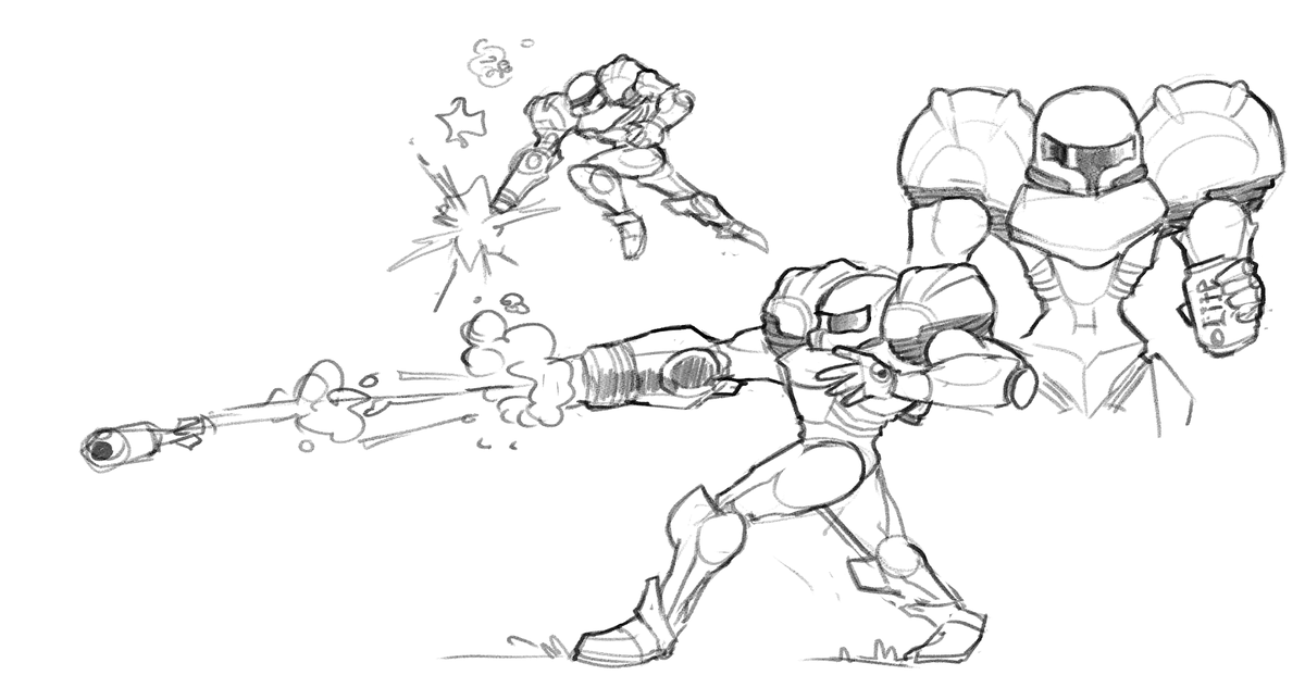 crud_man's tweet photo. I don't think I posted this, but I drew this a while ago and I'm super proud of my Samus https://t.co/Yp1TXSNfuq