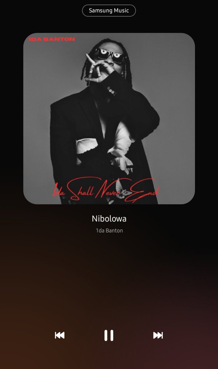Nibolowa by @1dabanton is magical, kept me company all through today. 
The EP is just fire 🔥