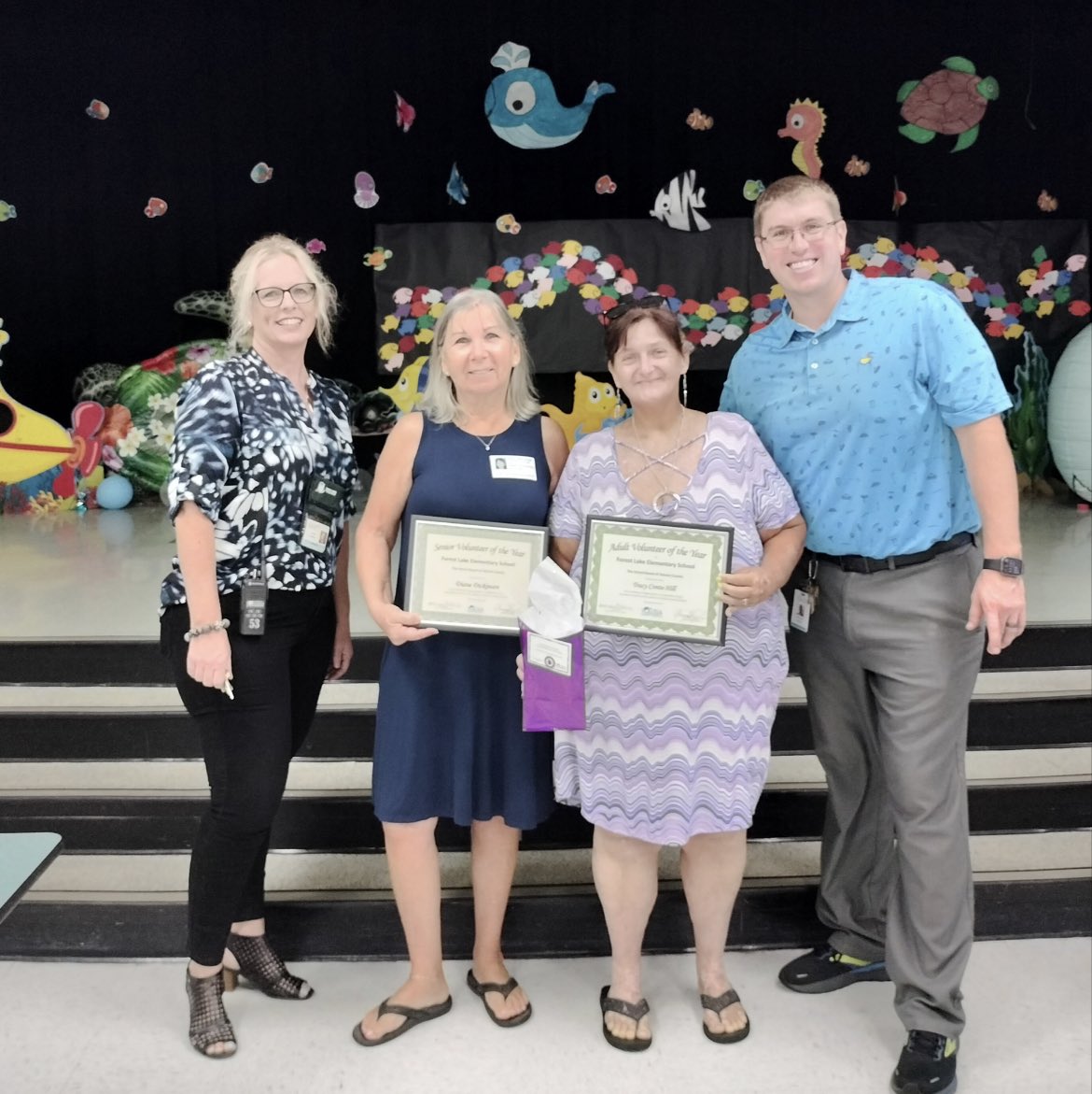 THANK YOU to our Volunteers of the Year.   Forest Lake appreciates you.  GO PANTHERS!!!