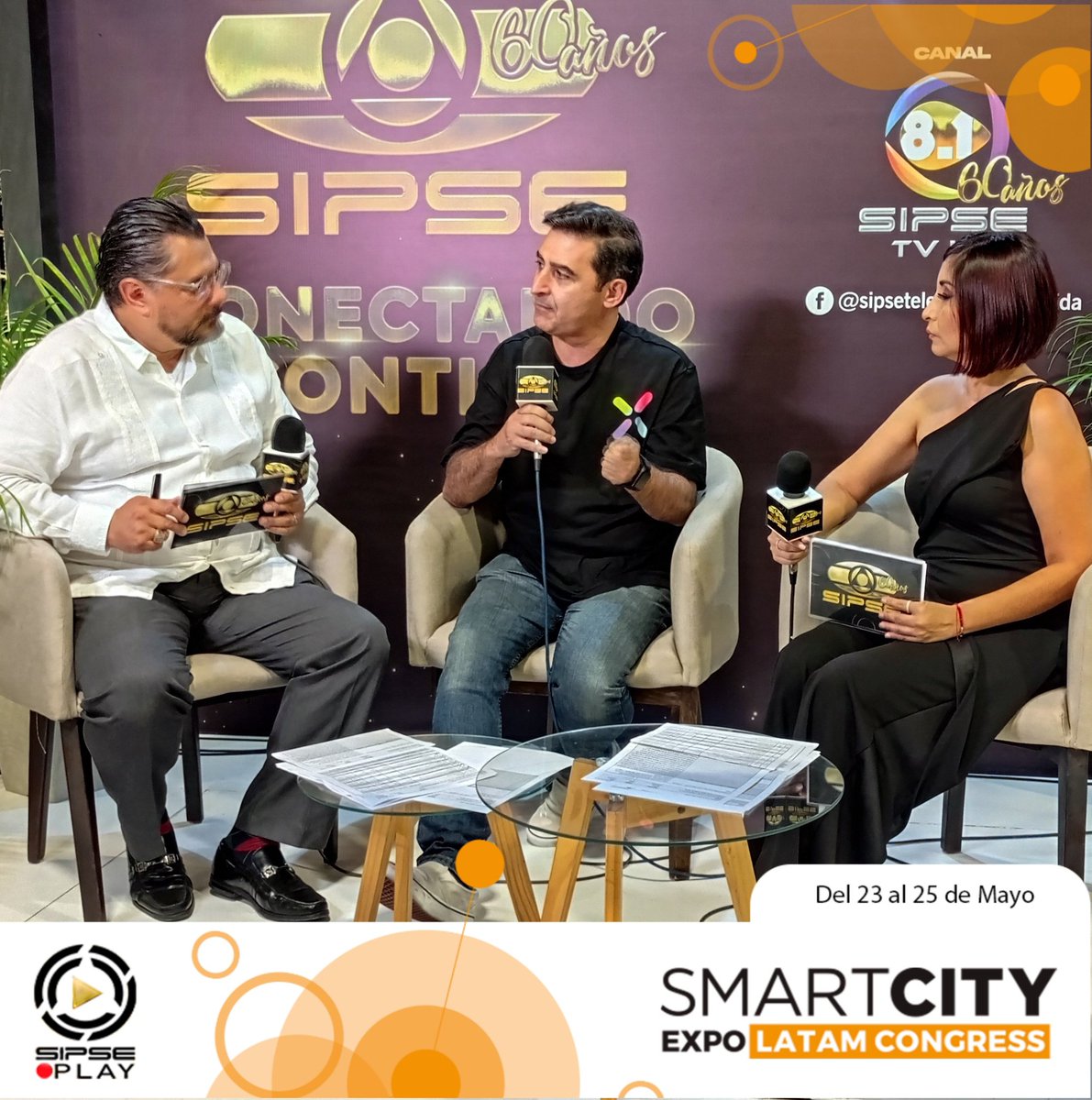 SIPSENOTICIAS's tweet photo. @AlejandroRosel7 y @gretel_mac platicaron con @pacojivi CEO de #PROXYMO desde la @SmartCityLATAM https://t.co/QLyMLUhHPH