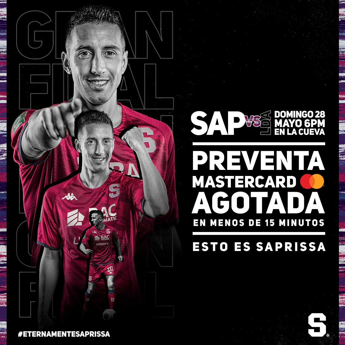 ¡NUEVO RÉCORD! La preventa se agotó en 15 minutos 😅
Nos vemos a las 11:00 am con la Venta General 💪