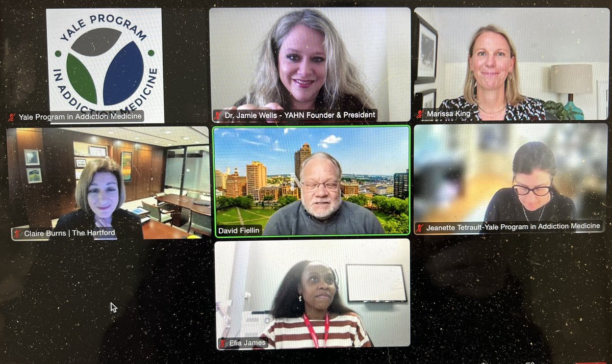 Happening now - join us - “Pain, Opioids, Addiction &amp; Worker Wellness” webinar. The 4th in our webinar series offered in partnership with the <a href="/YaleADM/">Yale Program in Addiction Medicine</a>. The focus: #substanceuse, #pain #occupationalhealth #workerwellness &amp; return-to-work process. Register: lnkd.in/exrN3ETs