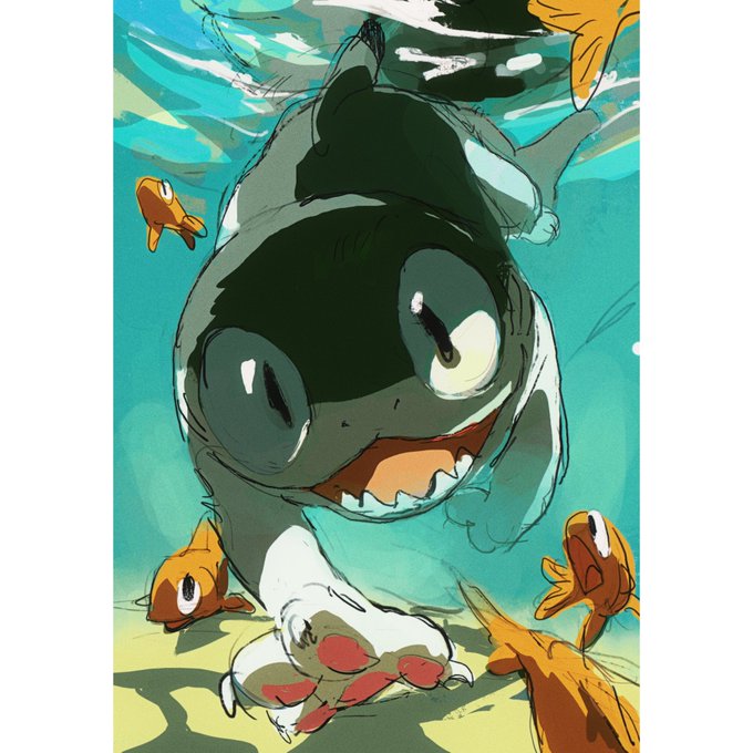「pokemon (creature) shark」 illustration images(Latest)