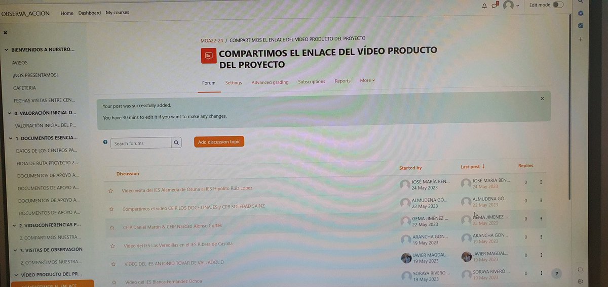 CFPIdiomas's tweet photo. Compartimos experiencias entre los centros hermanados de Castilla y León y la Comunidad de Madrid del proyecto #MENTORACTUA #OBSERVA_ACCION
@educacyl
#innovaCyL
#formacionCyL https://t.co/O4j6ioB8H5