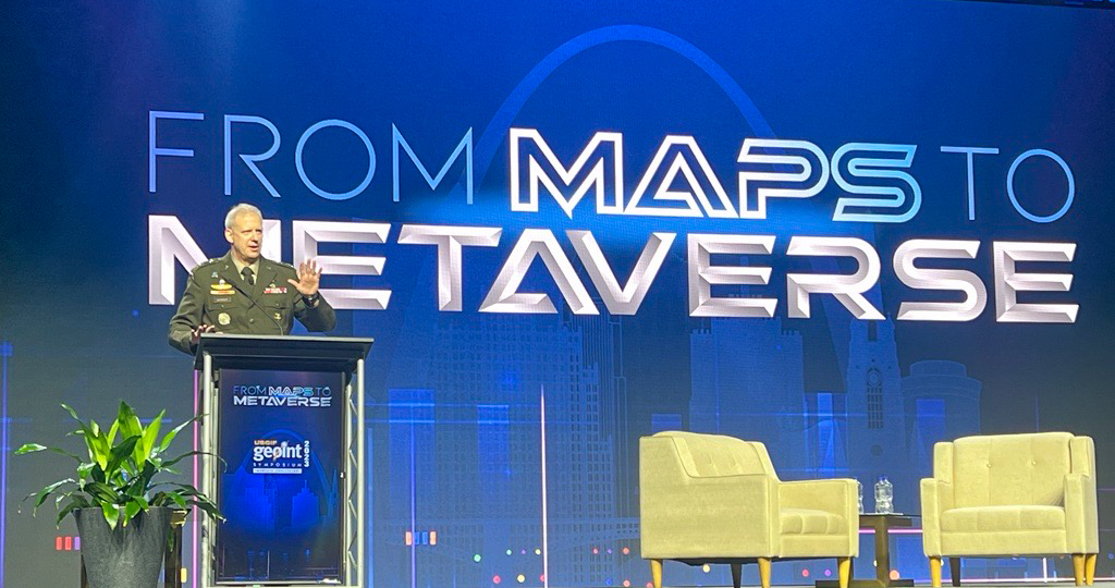 GEOINTsymposium's tweet photo. @DefenseIntel Director, LTG Scott Berrier, USA, said at #GEOINT2023 that GEOINT makes the DIA mission "FIT": "Capital F for Foundation of core intelligence, Capital I for Indications and warning, Captial T forTip and cue." https://t.co/OwKPcJUxjj