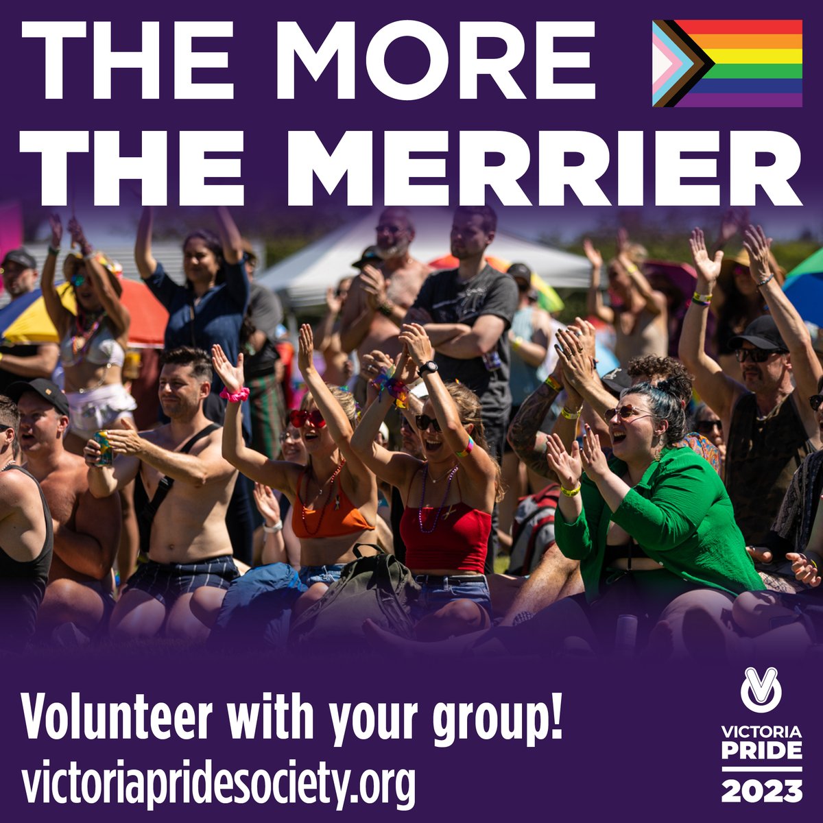Victoria Pride Society (@victoriapride) on Twitter photo Do you have a group of friends or work with a business or organization looking to support Pride? 🏳️🌈🏳️⚧️
Victoria Pride Society is looking for groups to volunteer for Pride 2023! Contact volunteer@pridesociety.org for more info!
#VictoriaPride #Pride2023 Do you have a group of friends or work with a business or organization looking to support Pride? 🏳️🌈🏳️⚧️
Victoria Pride Society is looking for groups to volunteer for Pride 2023! Contact volunteer@pridesociety.org for more info!
#VictoriaPride #Pride2023