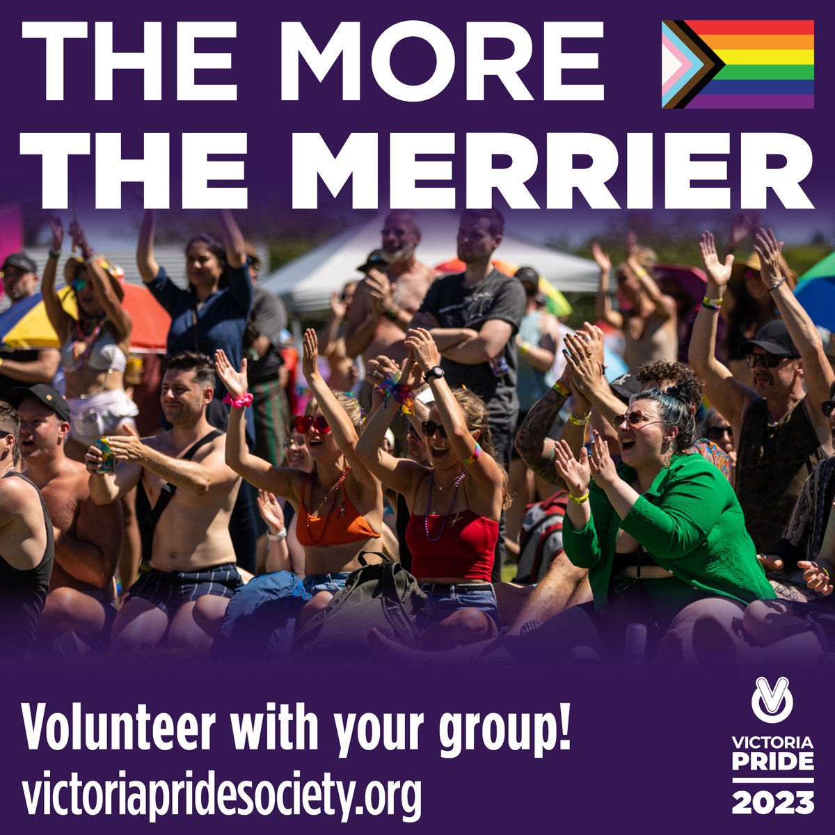 Do you have a group of friends or work with a business or organization looking to support Pride? 🏳️‍🌈🏳️‍⚧️ Victoria Pride Society is looking for groups to volunteer for Pride 2023! Contact volunteer@pridesociety.org for more info! #VictoriaPride #Pride2023