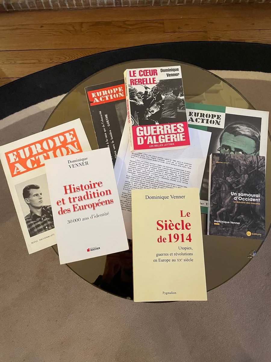 🔵 Lundi soir, les Natifs rendaient hommage à #DominiqueVenner lors d’un cercle de lecture. Nous sommes revenus sur son oeuvre, d’Europe Action aux récents carnets rebelles. 

Soldat, militant, historien, il est pour nous une référence fondamentale.