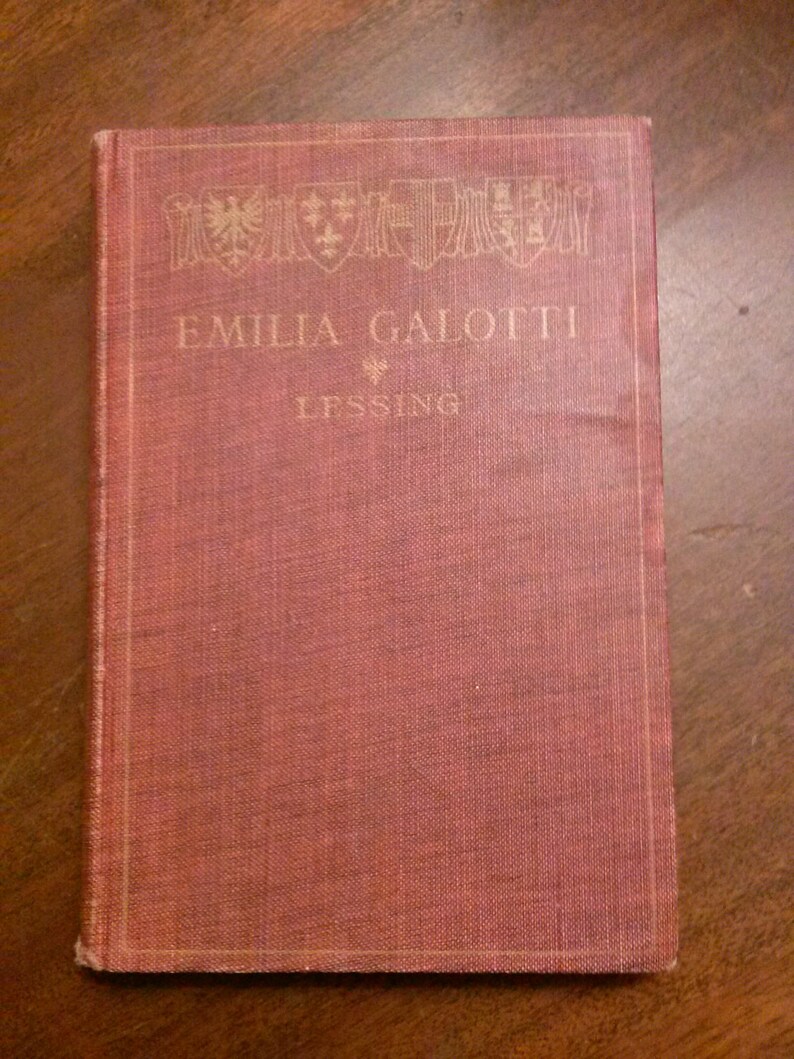 petagadget.com/gadget/emilia-… Emilia Galotti a Play by Gotthold Ephraim Lessing 1894 #Gadget