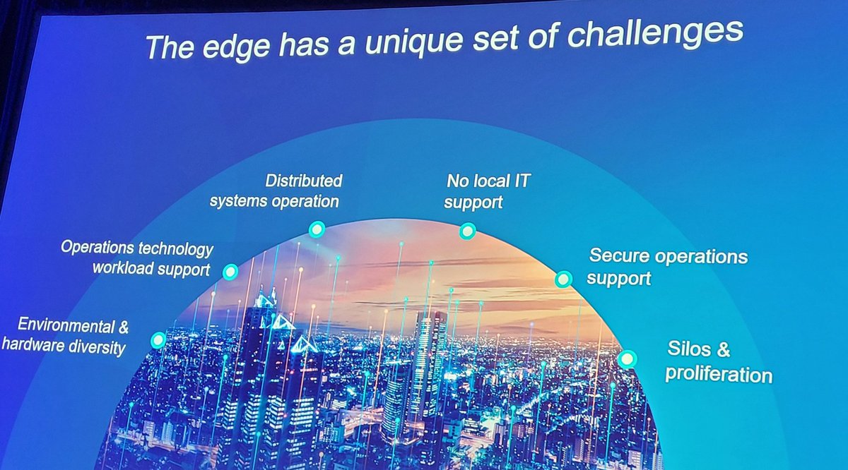 Dell NativeEdge resolves the myriad of technology and financial challenges inherent in putting data center-like functionality at distributed #Edge locations, said <a href="/GilShneorson/">Gil Shneorson</a> at #DellTechWorld. <a href="/DellTechPartner/">Dell Technologies Partners</a> #iwork4Dell