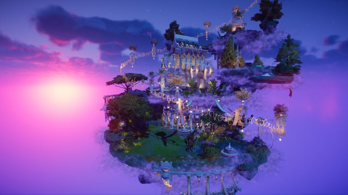 A story is written in the clouds this #WorkshopWednesday! 

The colours of evening springtime has been covered across this beautiful diorama. 

Get the build: steamcommunity.com/sharedfiles/fi…