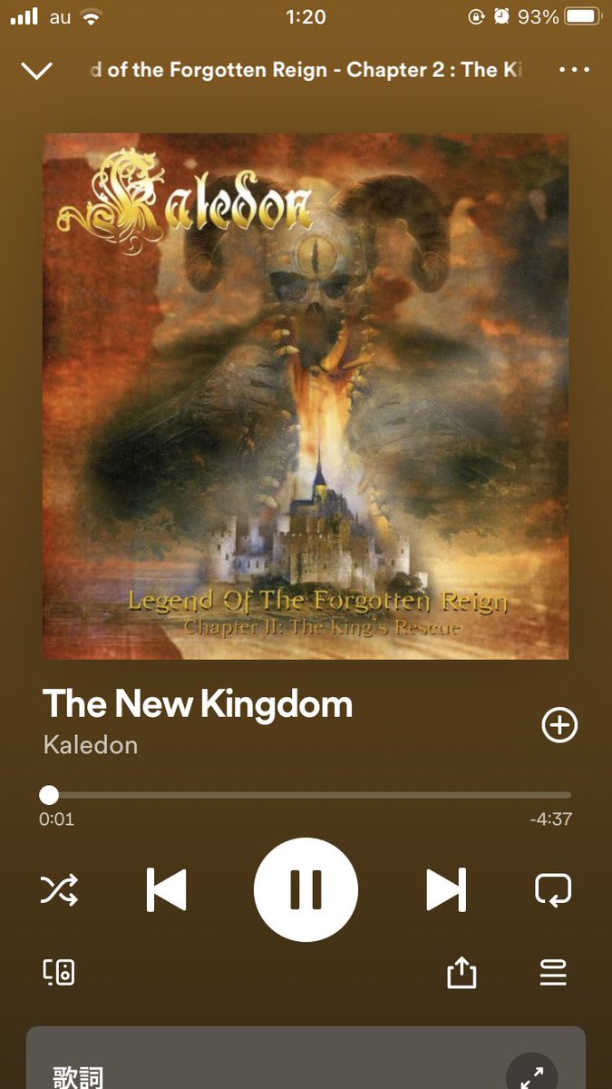 alissa_metal666's tweet image. #メタラー  #kaledon
普段はオシャレな洋楽ポップスばかり聴いている隠れメタラーです。
私のイチオシのカレドンをぜひ聴いてください。2代目ボーカル時代が好きです。