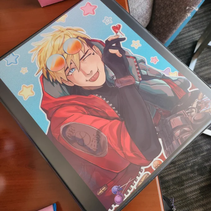 First vash print acquired  ⸜(˶˃ ᵕ ˂˶)⸝  (  by  )
