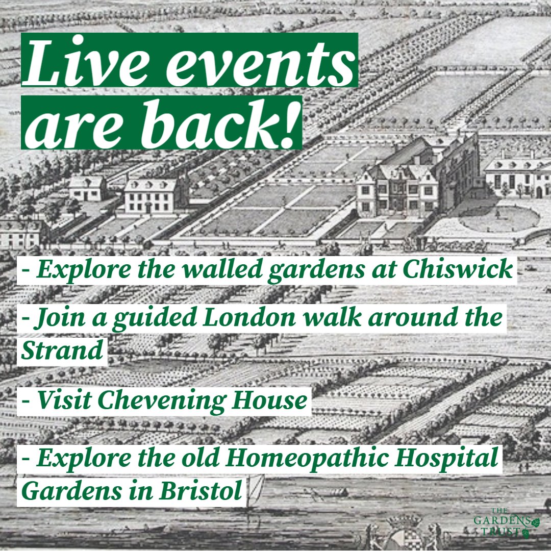 📢We're launching an exciting series of live events this Summer - book now! 🌞 thegardenstrust.org/events-archive/