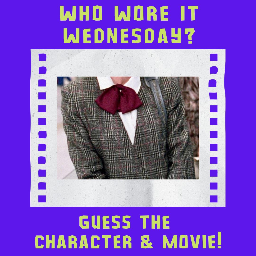 👗👠🧥 WHO WORE IT WEDNESDAY? 🧥👠👗

Name the character who wears this fabulous ensemble and the movie they're in!

#80smovies #80sfilms #whoworeit #wednesday #moviecostumes