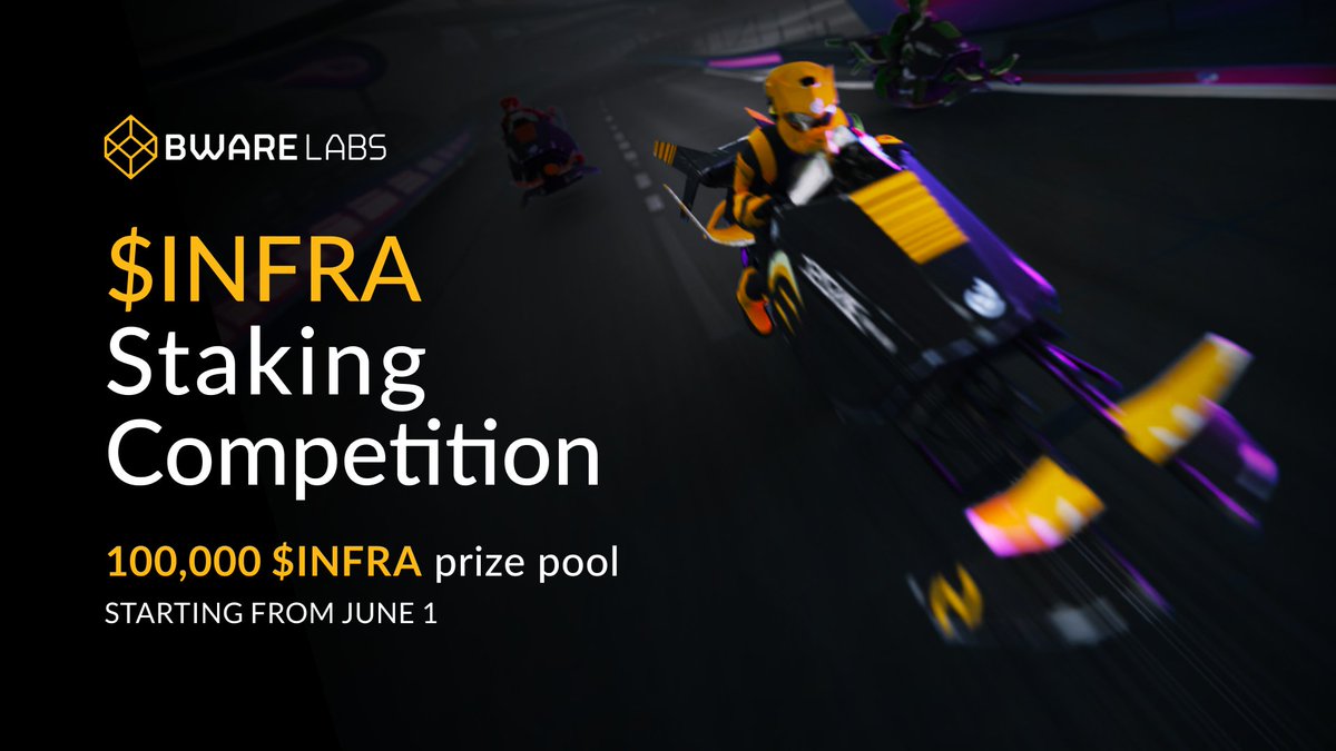 Hey, GM Gang! 

We are excited to announce our competition 🔥. 

Join the race towards 1 million INFRA delegated.🏁 

Do you want to hear more? Let's dive into it ⏬