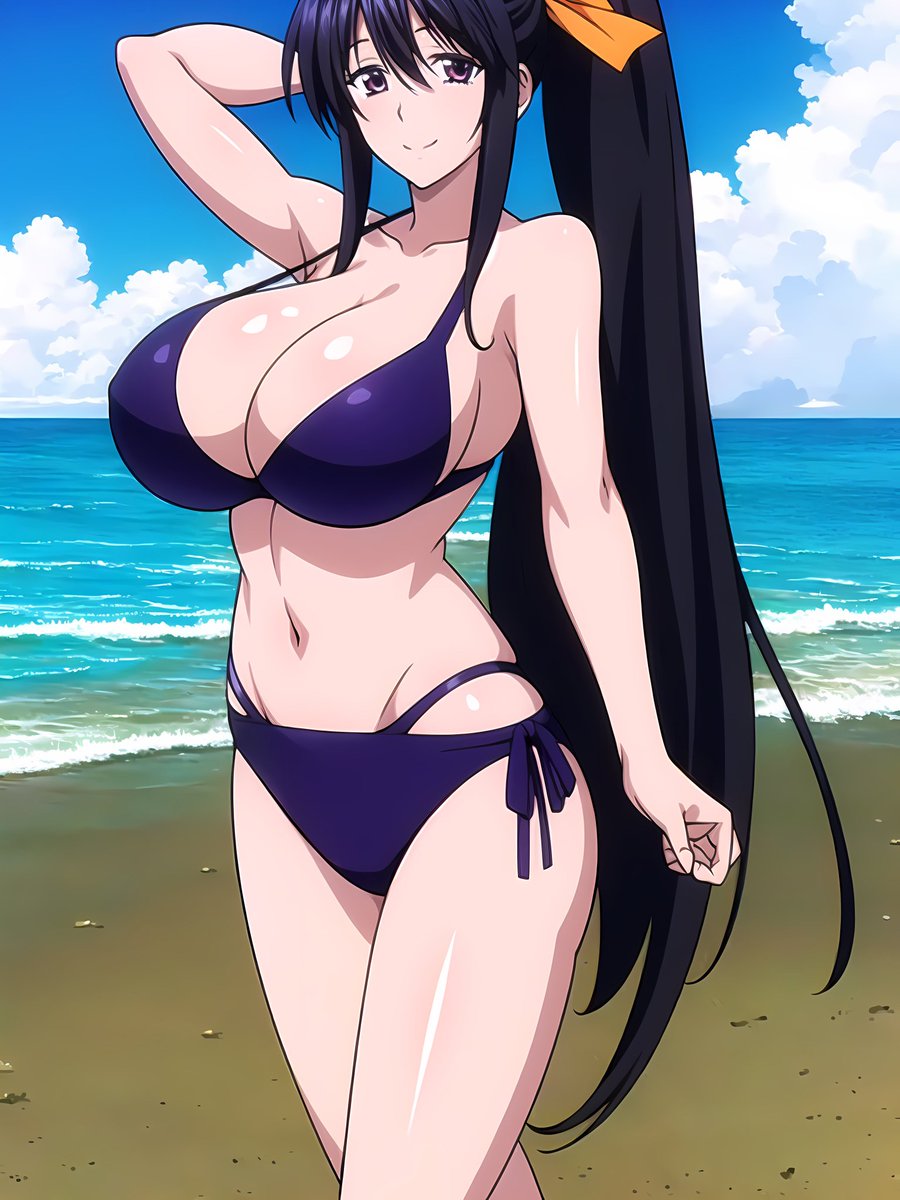 A day at the Beach with Akeno Himejima 💜

#HighSchoolDxD #AkenoHimejima #booba #anime