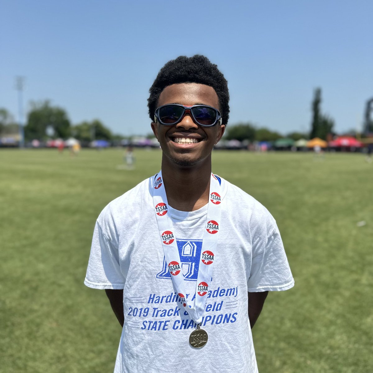 🥇 STATE CHAMPION‼️ Congratulations to Justin Davis! He’s your 2023 state champion in long jump!