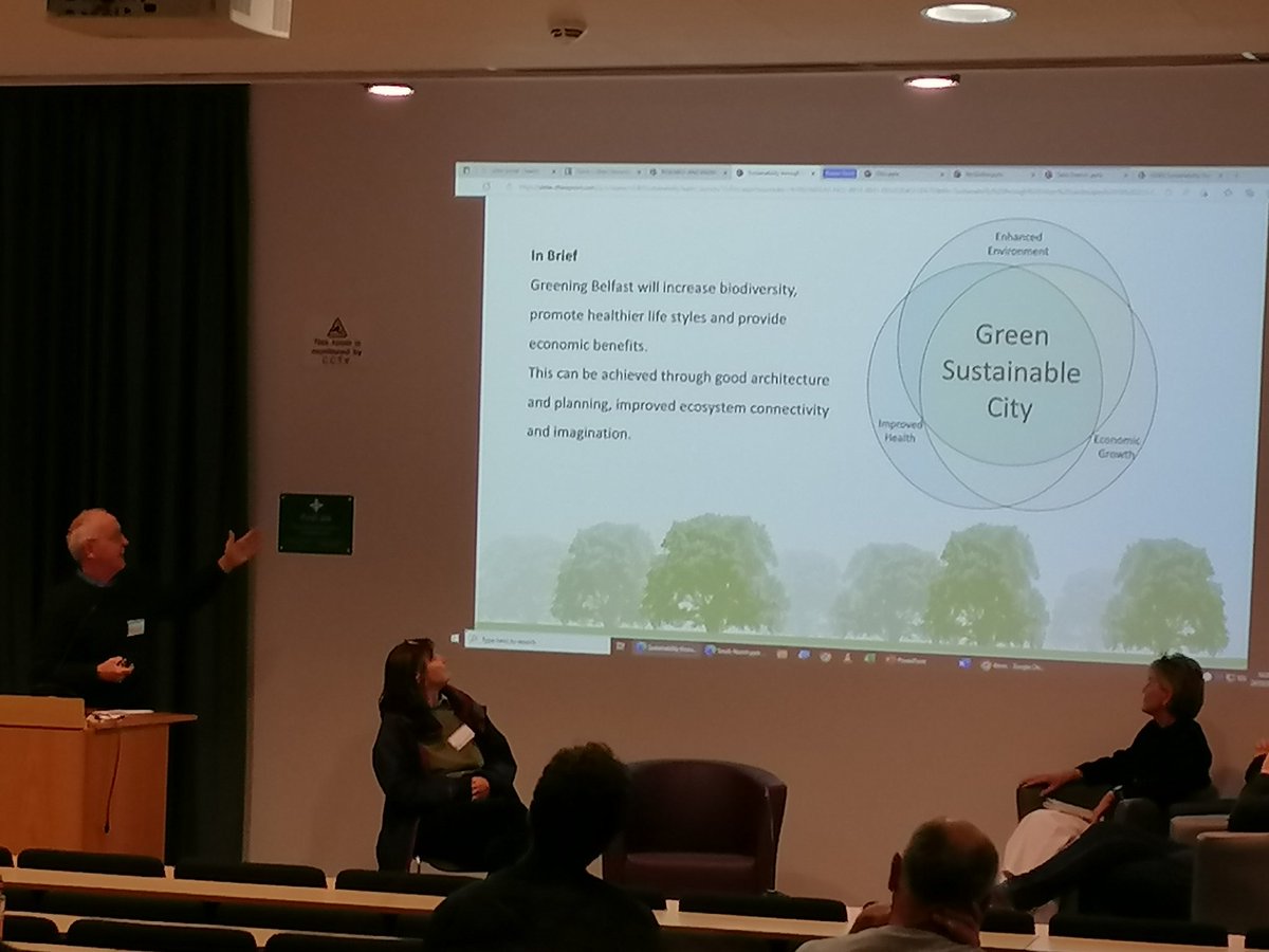 'Green tree thinking' - session 3 of #SustainableFutures2023, rethinking growth & Sustainability. #Growth is not the golden goose... 

#QUBSustainability #UUBSsustainability

@DrAmandaSlevin @NikkiMcQuillan @AngieO968 @Sean_Fearon