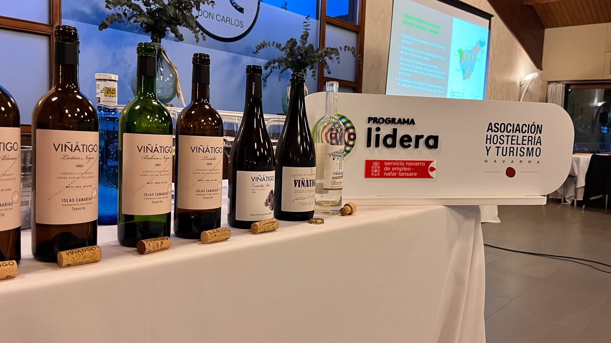 Vamos finalizando el mes 🗓️ y os dejamos algunas fotos de la cata 🍷del Lunes, vinos de Canarias 🇮🇨 con Jesús Méndez 

Actividad de <a href="/empleo_na/">Empleo - Lansare</a>  en colaboración con <a href="/hostnavarra/">AEHN Hostelería Navarra</a>

#lidera
#formación
#vino