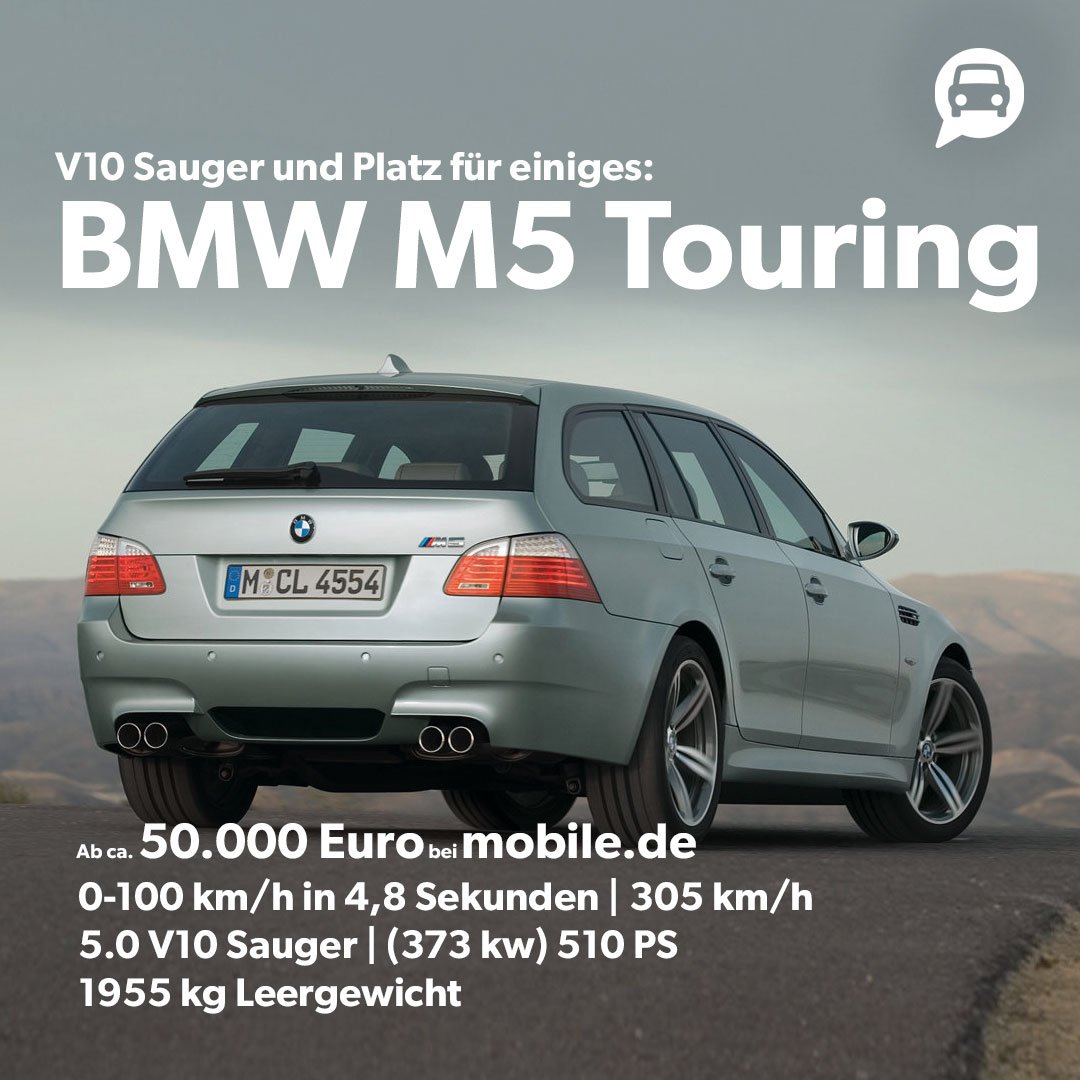So ein M5 Touring gehört einfach in jede Sammlergarage - mit Zulassung, Ladeerhaltung und zwei bis drei Ketten samt Spanner auf Lager.
#MOTORTALKTraumwagen #BMW #BMWM5 #BMWM5Touring #V10 #savethenaturalaspirated