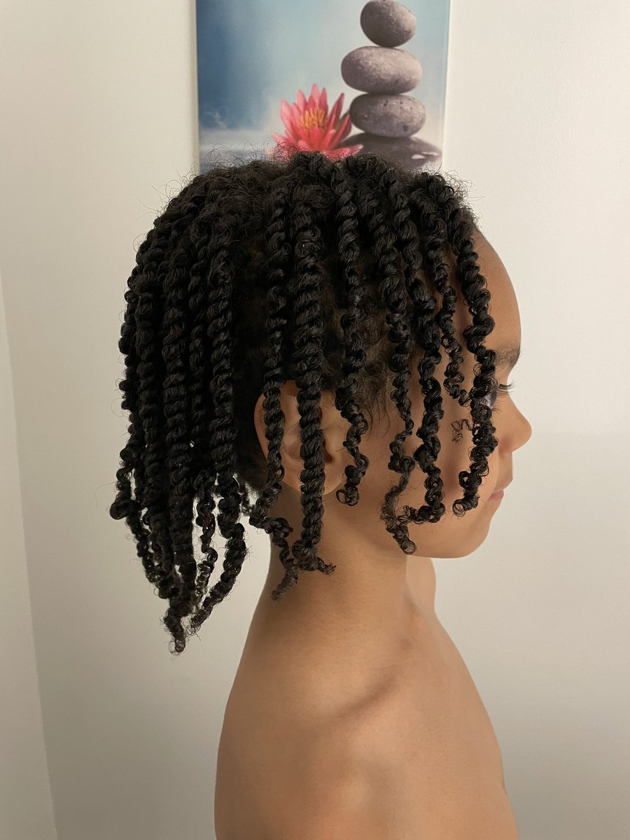 RelaxItsMyHair's tweet photo. Mini twists are my fave thing to do with his hair! So versatile! To see more, follow @relaxitsmyhair on Insta and TikTok! #tgin #tginproducts #mixedkidshair #naturalhaircare #minitwists https://t.co/EVL6gU6RM4