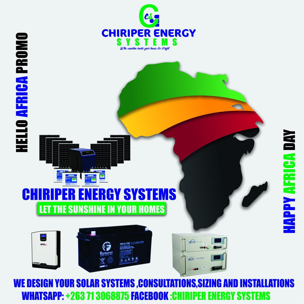 PeeChiri's tweet image. Chiriper Energy Systems  offers solar and borehole system installations from 1kva,1.5kva,2kva, 3kva, 5kva, 5.2kva, 8kva and 10kva and others.We Design as per your need call/app Permission +263713068875
#letthesunshineinyourhomes