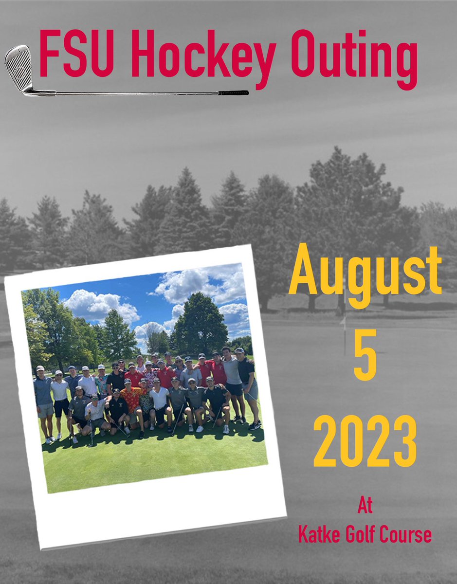 Trading pucks for golf balls on Aug. 5