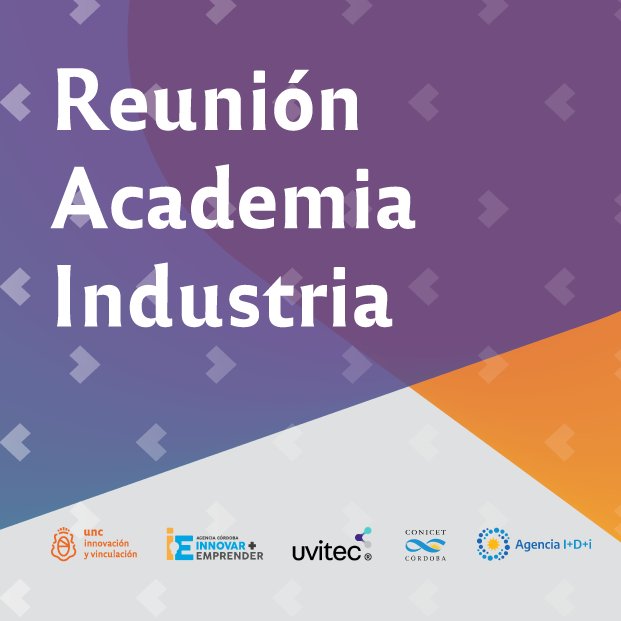 En conjunto con <a href="/InnovacionUNC/">Secretaría de Innovación y Vinculación UNC</a> te invitamos a participar de "Reuniones Academia-Industrias" un evento donde se desarrollarán encuentros entre empresarias/os e investigadores/as para buscar, de manera conjunta, soluciones a desafíos y necesidades planteadas del sector productivo.