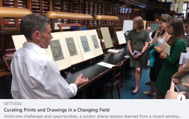 GettyFoundation's tweet photo. What's a #PaperProject traveling seminar? Get insights from Jamie Gabbarelli at @artinstitutechi, who participated in one hosted by @MorganLibrary in 2018 and wrote about its impact: https://t.co/8NLj63siIe https://t.co/u9BnFQSKps