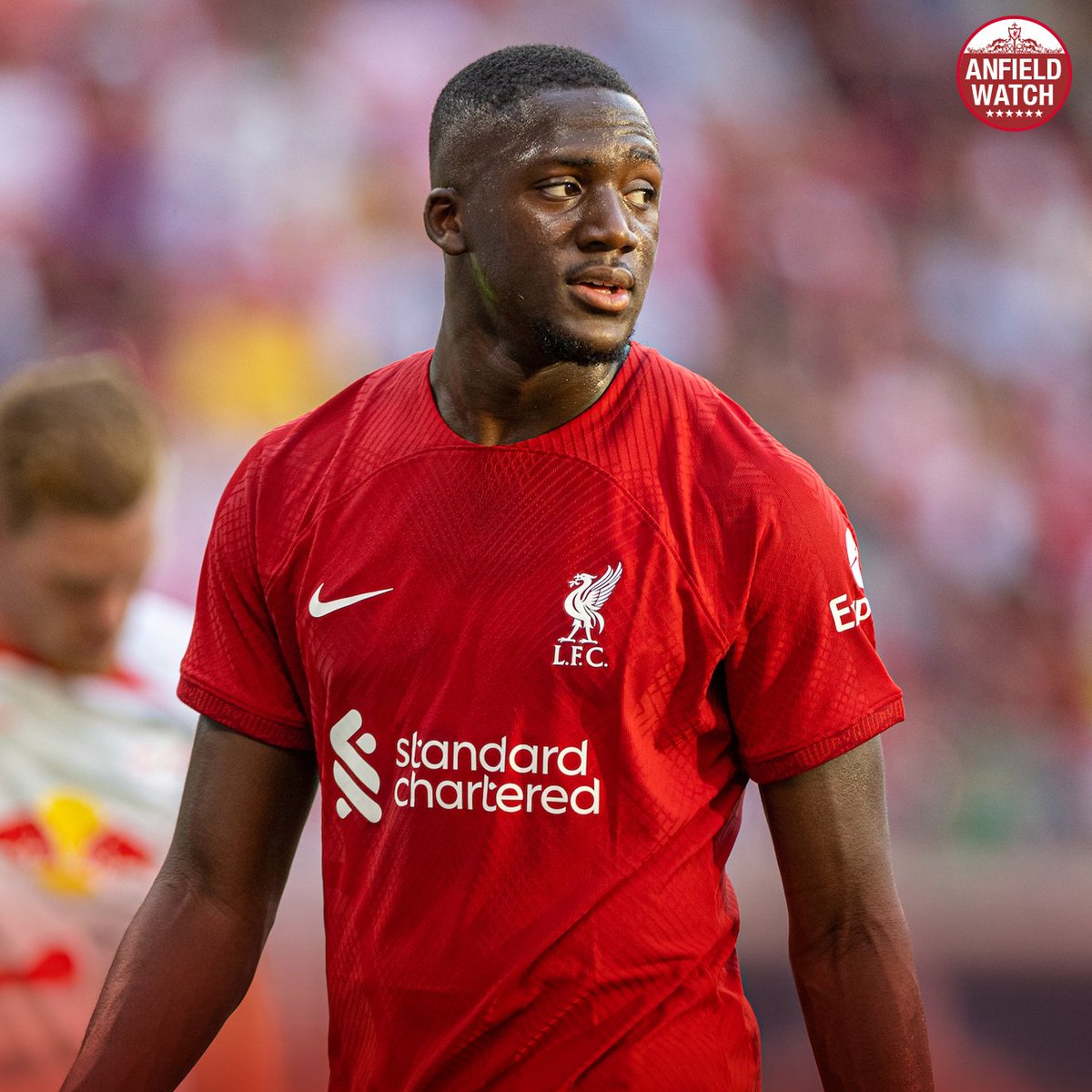 AnfieldWatch's tweet photo. Happy Birthday to the one and only Ibrahima Konate! The defender turns 24 today! 🥳

🔴 53 appearances
⚽️ 3 goals
🅰️ 1 assists
🏆 League Cup 2022
🏆 FA Cup 2022

𝗖𝗢𝗟𝗢𝗦𝗦𝗨𝗦 🇫🇷👊 https://t.co/1CqJrTX2Fr