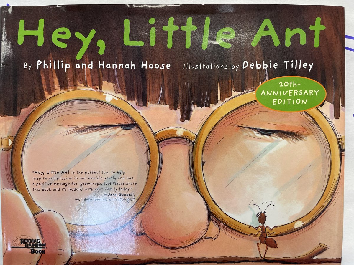 Today we wrote a persuasive letter to the kids trying to get them NOT to squish the ant! We talked about being polite and giving good reasons. Look at those finger spaces and sounds! 🤩#kindersCAN