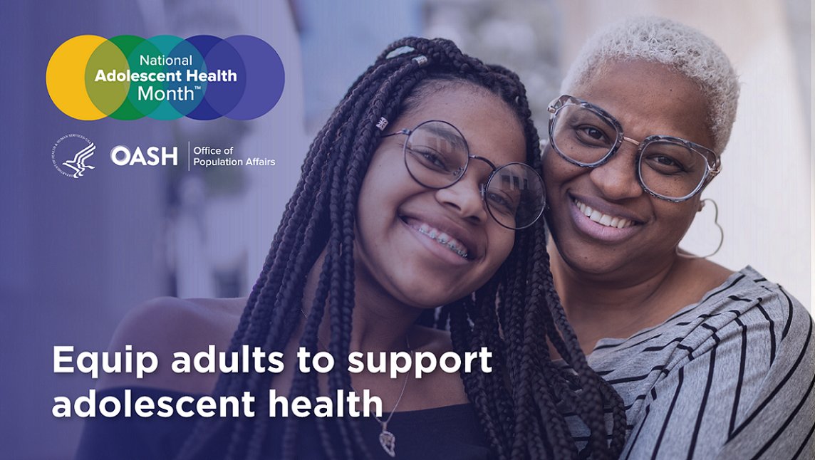 Where adolescents live, go to school, work, and play impacts their health and well-being. Caring adults need reliable information and resources to support, advise, and care for young people. bit.ly/3GSu4ZD @HHSPopAffairs #NationalAdolescentHealth #HealthyYouthNAHM