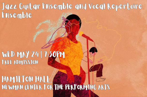 DU_Lamont's tweet photo. Our jazz guitar and jazz voice students team up tonight at 7:30pm! Music by Irving Berlin, Nat King Cole, Bill Evans, Freddie Hubbard, and a whole lot more.

Free admission; find details and the program at https://t.co/kt0idyfV0b.
#jazz #jazzguitar #jazzvoice #musicschool #denver https://t.co/9vZ1g1Nfim