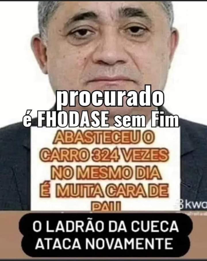 Não tem nenhum departamento no Congresso que possa fiscalizar? Que não seja igualmente corrupto? Altos salários de funcionários para quê?