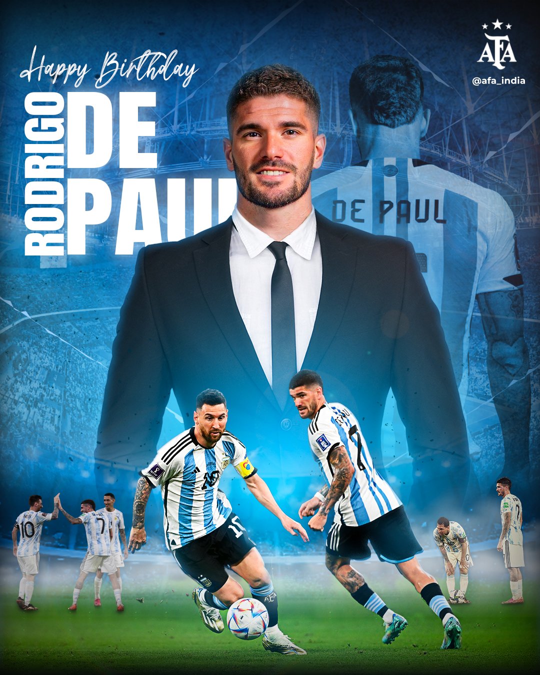 Happy birthday mr. No 7  bodyguard of Lionel Messi  Love you Paul   