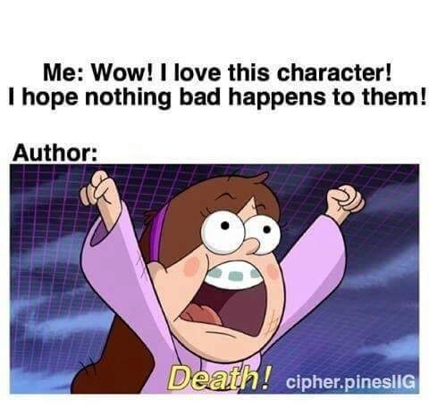 Every. Single. Time. Why do the good ones have to go?!

#read #author #writingcommunity